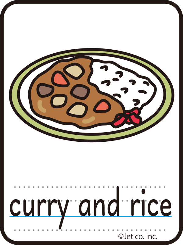 curry and rice（カレーライス）